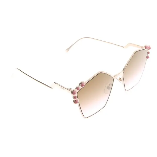 Occhiali da sole, in Oro, Plastica / metallo, Fendi