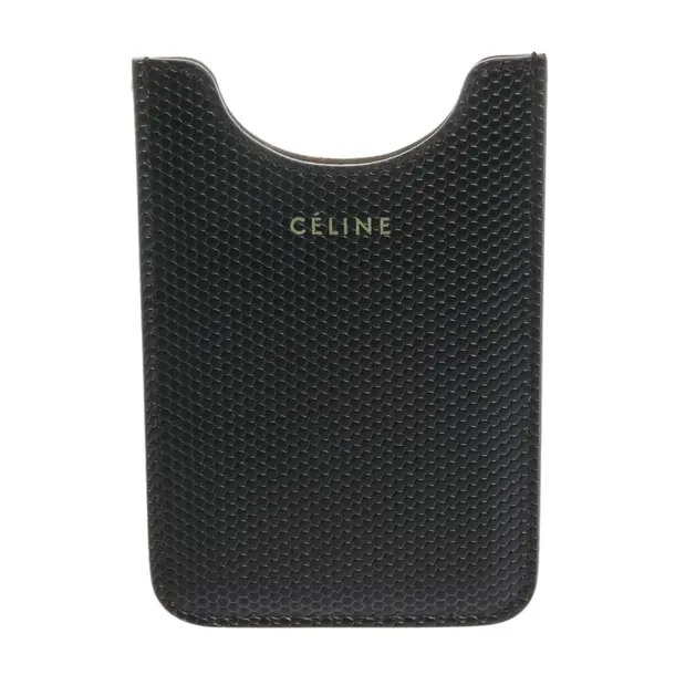 Etui in Schwarz, Leder, Céline