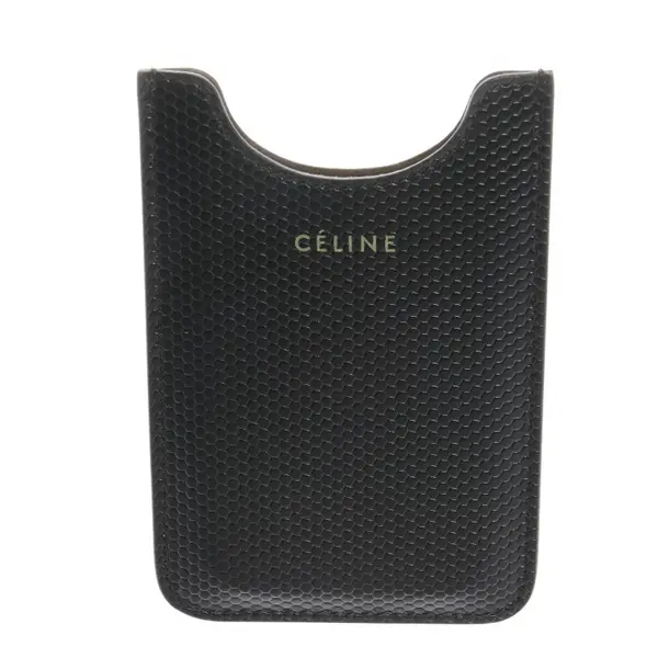 Etui, in Schwarz, Leder, Céline