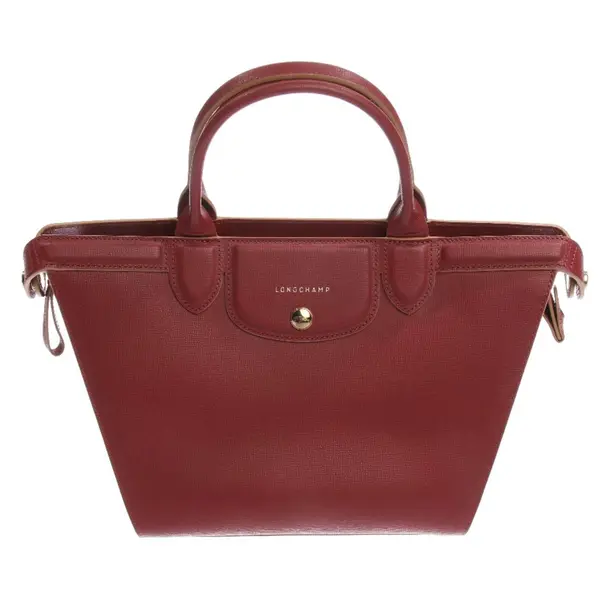 Handbag in Red, Leather, Longchamp
