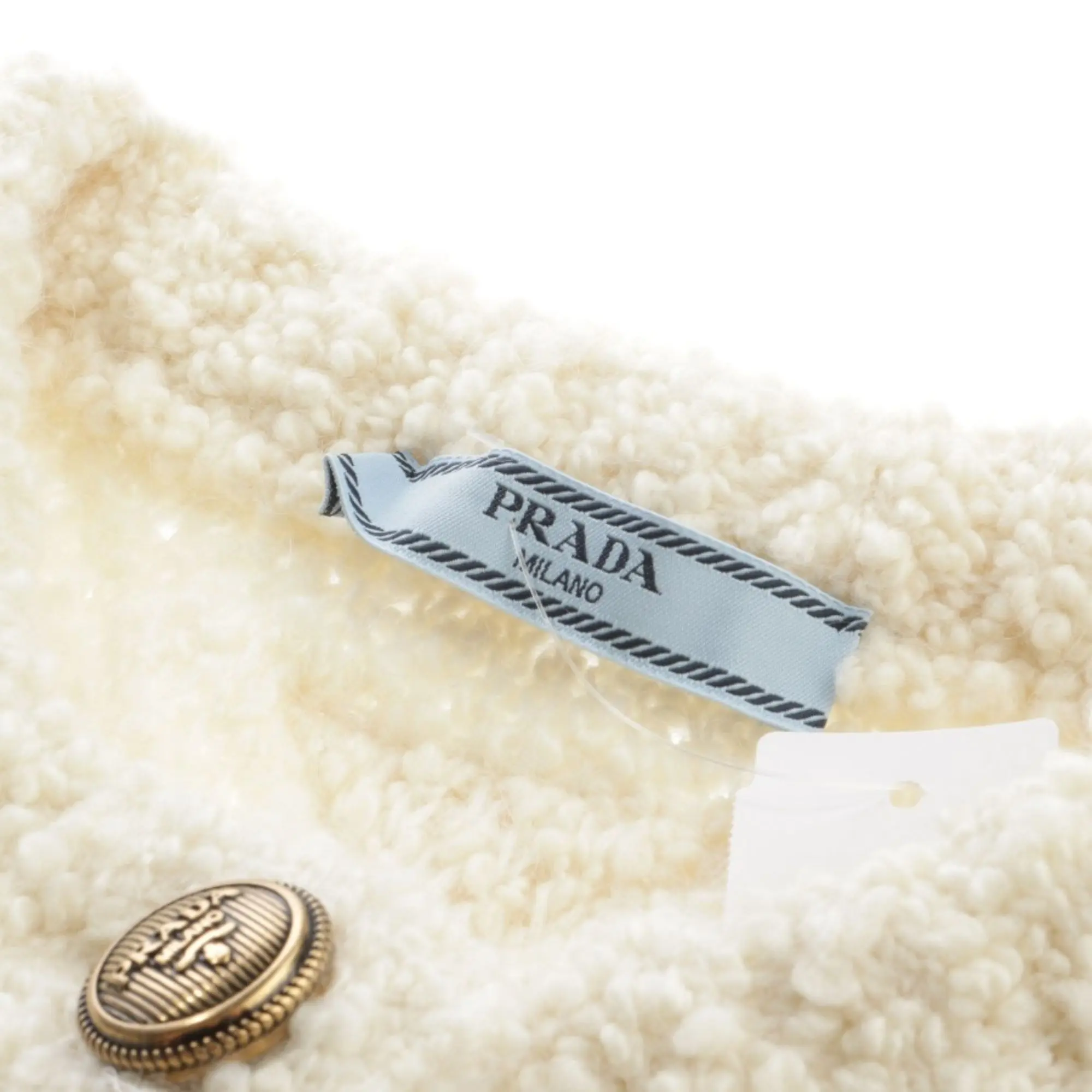 Prada Cardigan Size 36 in Cream