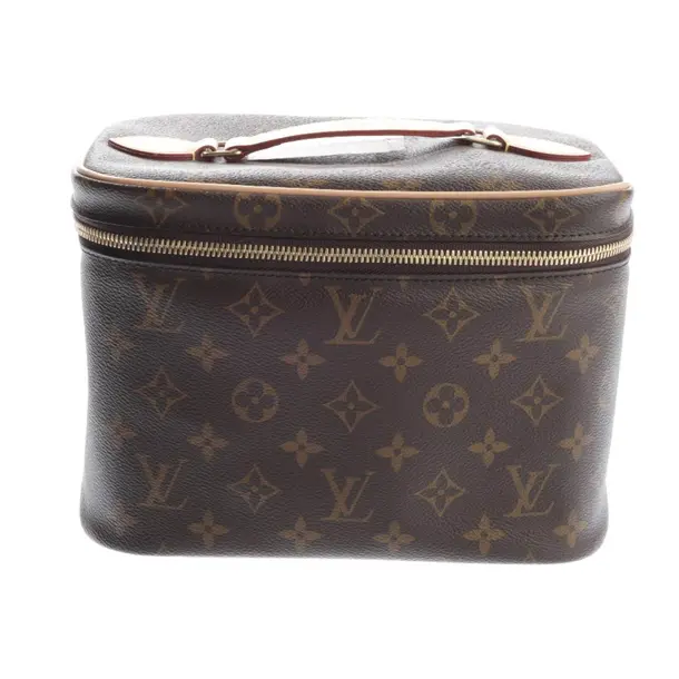 Cosmetic Bag in Brown, Leather, Louis Vuitton