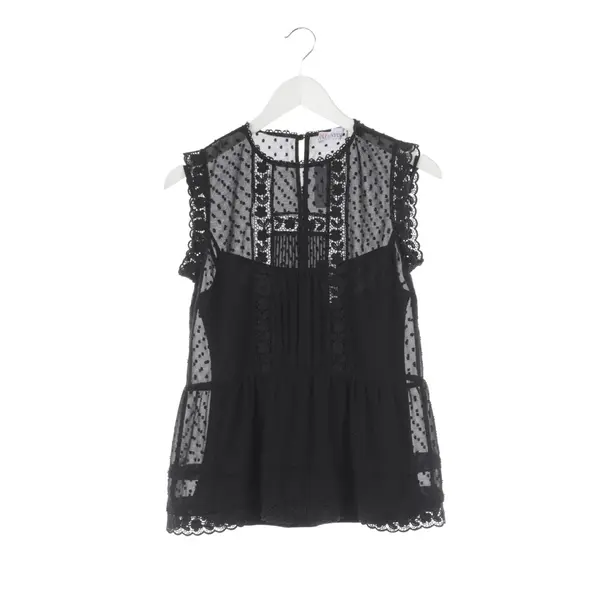 Top in Schwarz, Polyester, Red Valentino