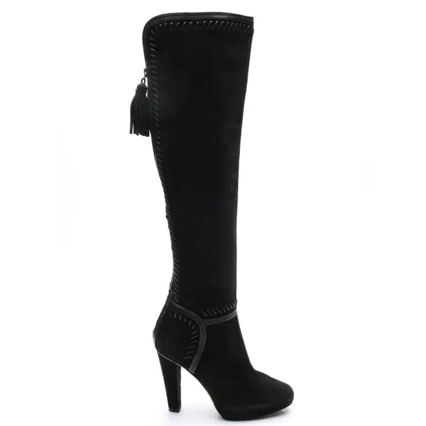 Overkneestiefel in Schwarz, , Jimmy Choo