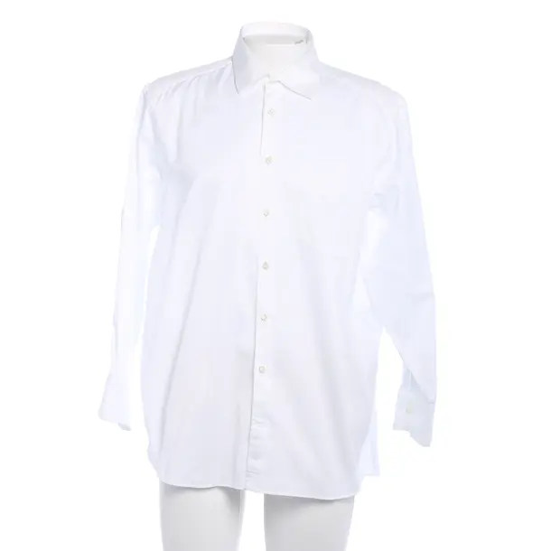 Shirt, in White, Cotton, Van Laack