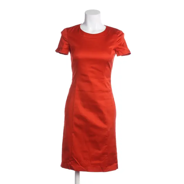 Dress, in Red, Cotton, Strenesse