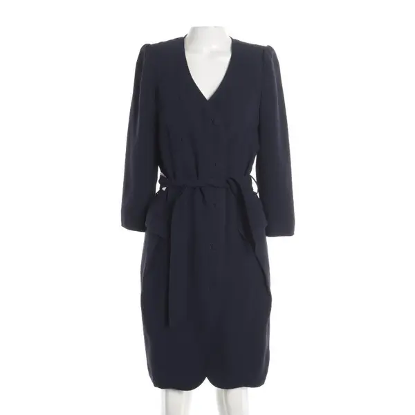 Shirt Dress, in Navy, Polyester, Steffen Schraut
