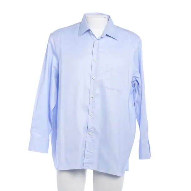 Shirt, in Blue, Cotton, Van Laack