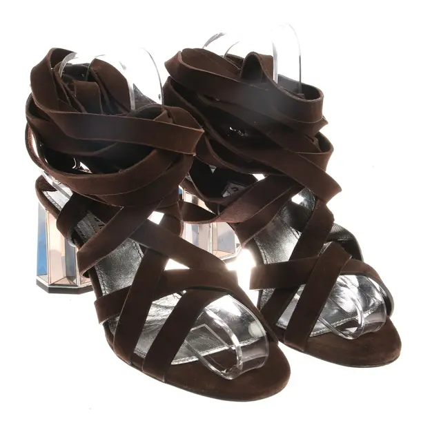 Sandaletten in Braun, , Miu Miu
