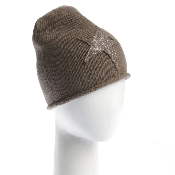 Winter Cap in Brown, Cotton, Loro Piana