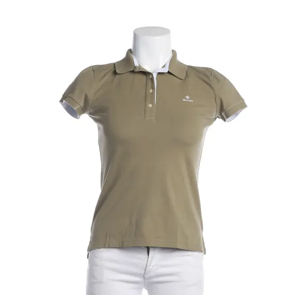 Poloshirt, in Dunkelgrün, Baumwolle, Gant