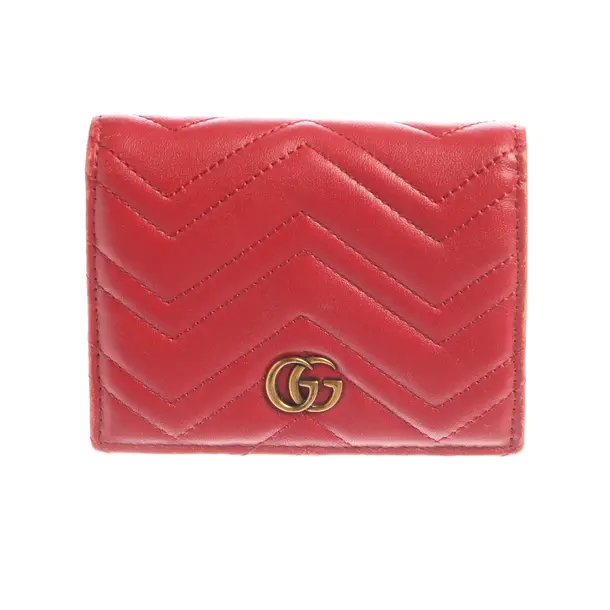 Geldbörse in Rot, Leder, Gucci