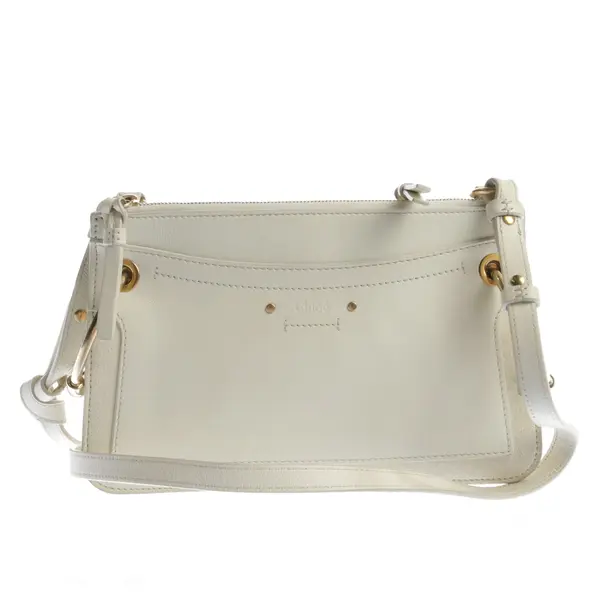 Crossbody Bag in White, Leather, Chloé