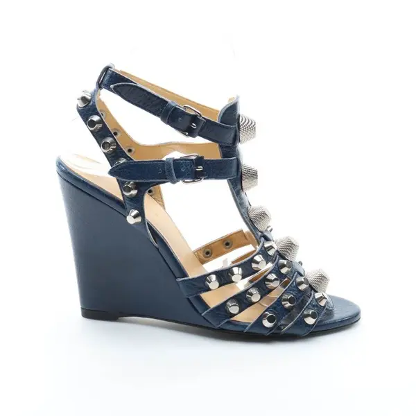 Wedges in Blau, , Balenciaga