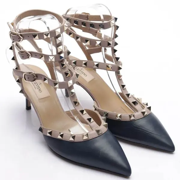 Slingbacks in Blau, , Valentino