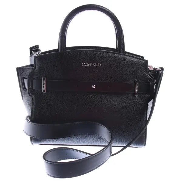 Handtasche in Schwarz, Polyurethan, Calvin Klein