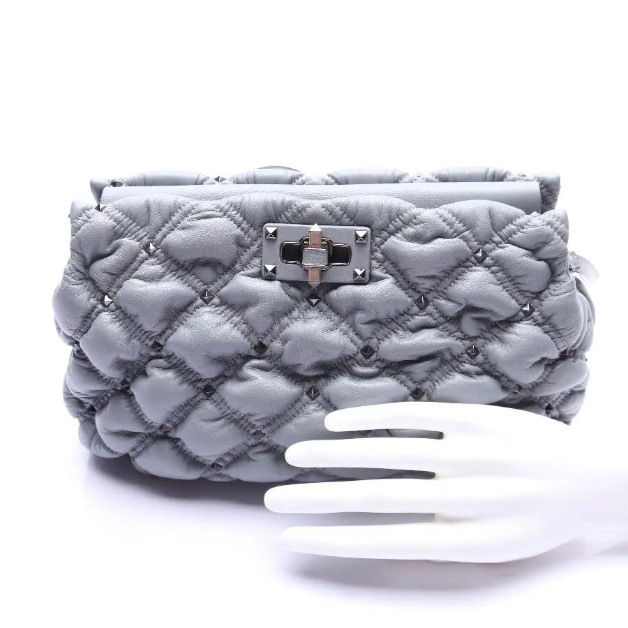 Valentino Rockstud Crossbody Bag in Gray - Main Image