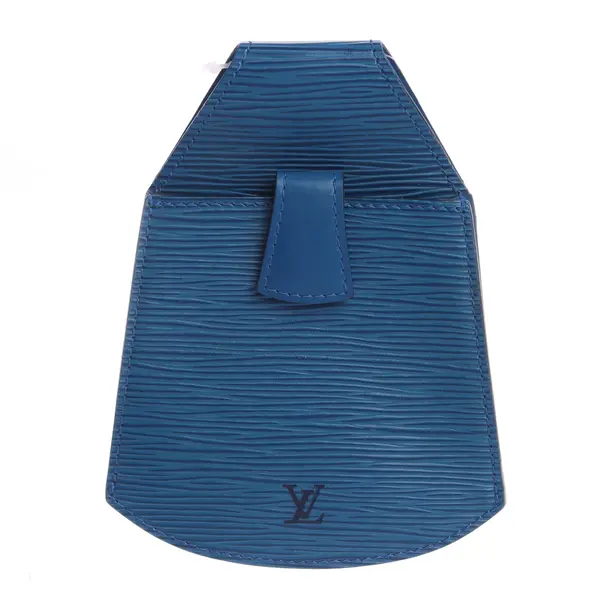 Case in Blue, Leather, Louis Vuitton