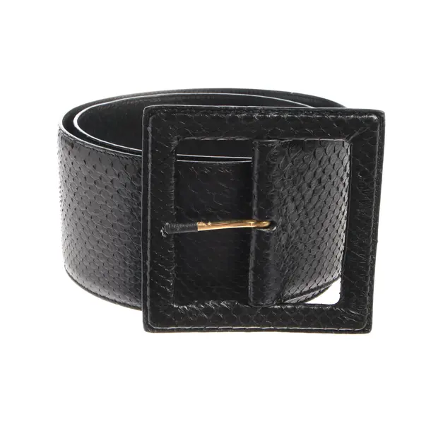 Gürtel in Schwarz, Leder, Saint Laurent