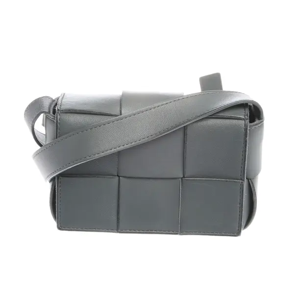 Abendtasche in Grau, Leder, Bottega Veneta
