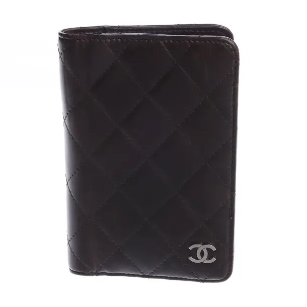 Organiser in Braun, Leder, Chanel