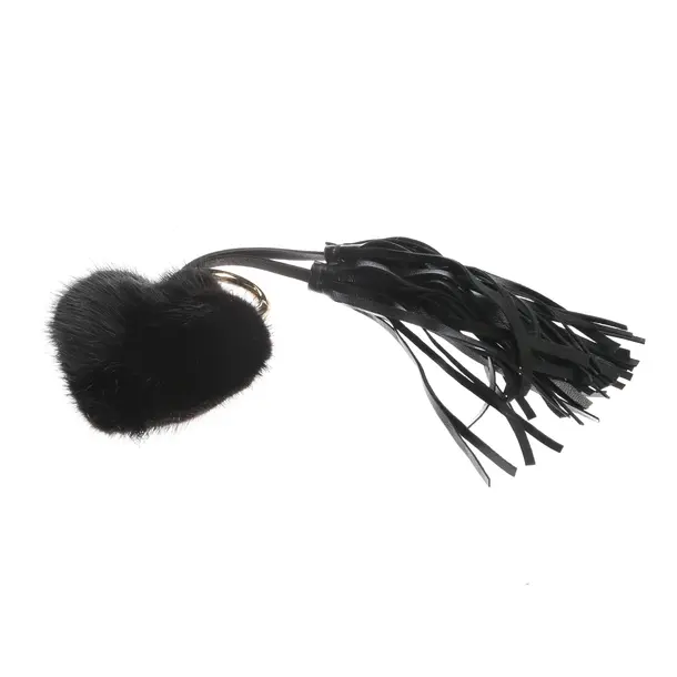 Schlüsselanhänger in Schwarz, Polyester, Prada