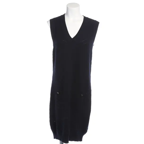 Kleid in Blau, Kaschmir, Chanel