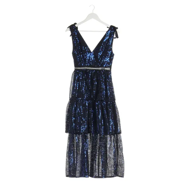Cocktail Dress in Blue, Polyester, self-portrait