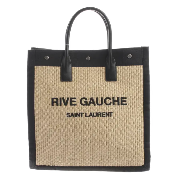 Shopper Bag, in Light Brown, Cotton, Saint Laurent