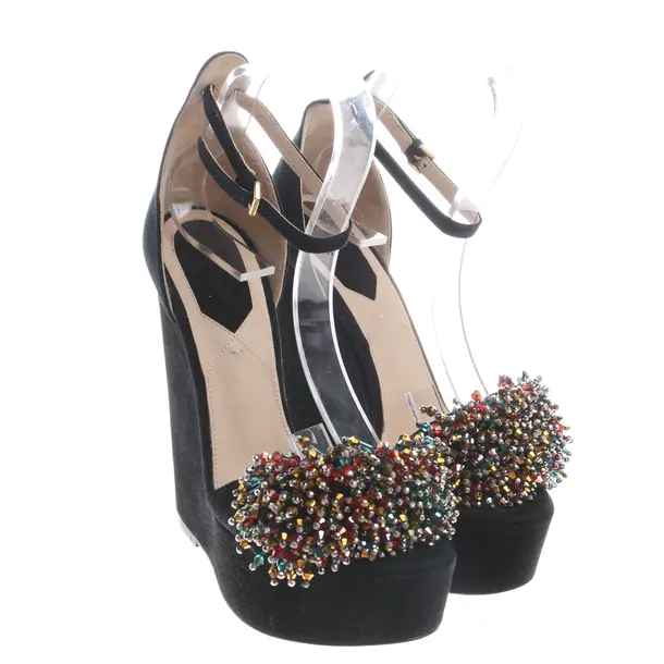 Wedges in Black, , Elie Saab