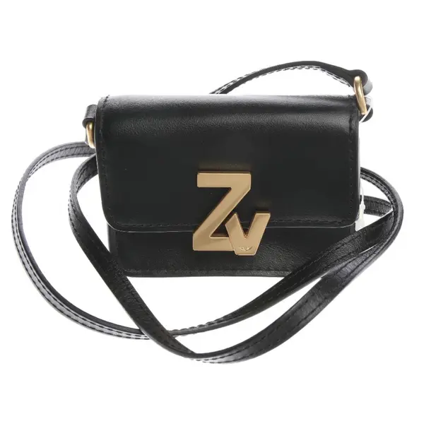 Evening Bag, in Black, Leather, Zadig & Voltaire