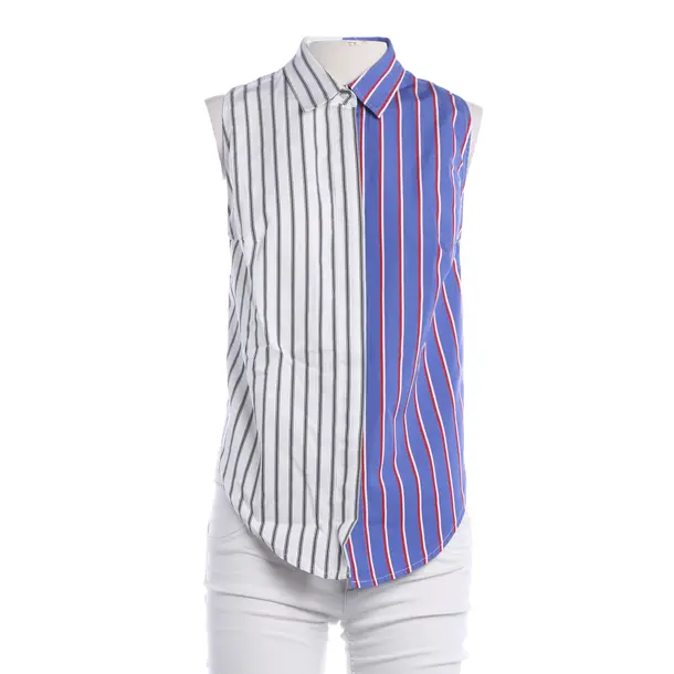 Bluse, in Mehrfarbig, Baumwolle, Off-White