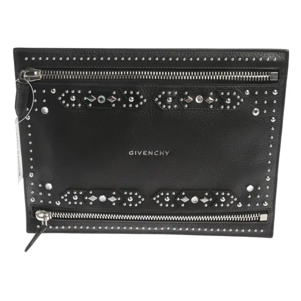 Clutch Bag in Black, Leather, Givenchy
