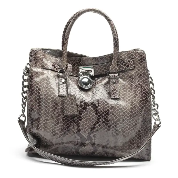 Schultertasche in Grau, Leder, Michael Kors