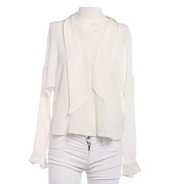 Seidenbluse, in Weiß, Seide, Caliban