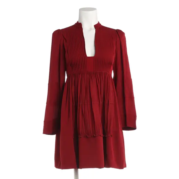 Kleid, in Bordeaux, Seide, Valentino