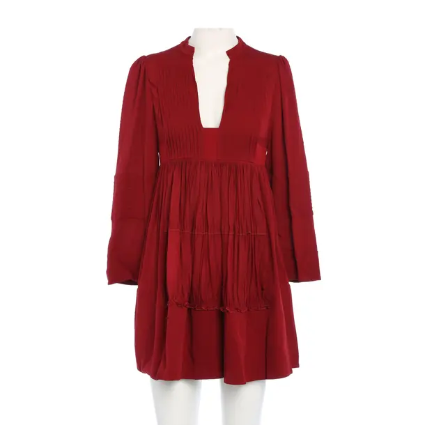 Silk Dress in Red, Silk, Valentino