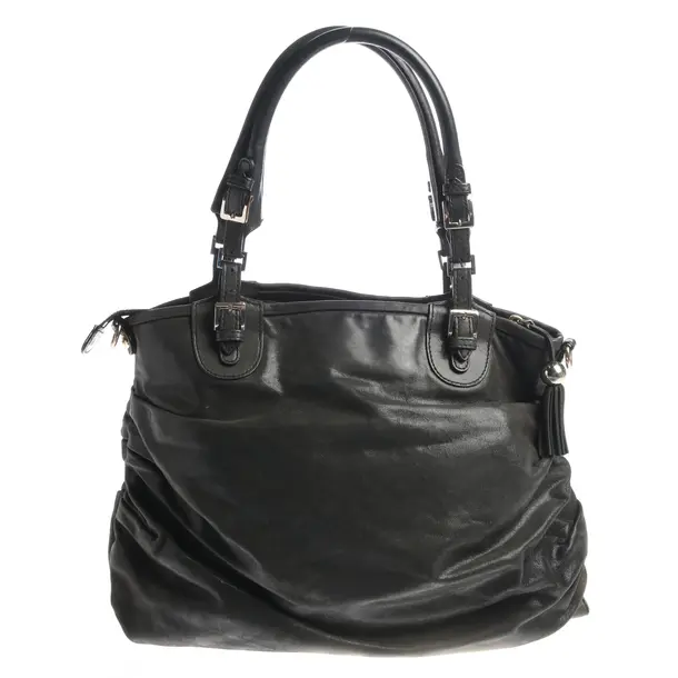 Handbag in Gray, Leather, Patrizia Pepe