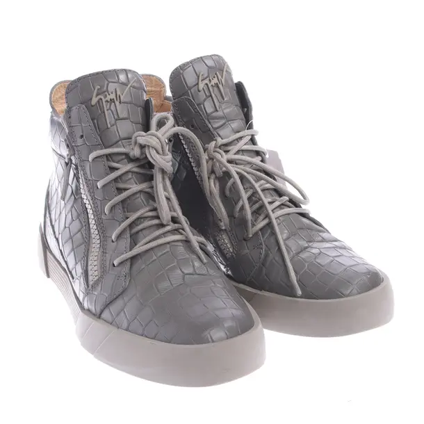 High-Top Sneaker in Grau, , Giuseppe Zanotti