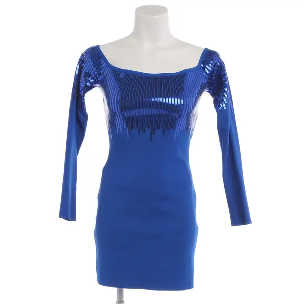 Cocktailkleid in Blau, Viskose, David Koma