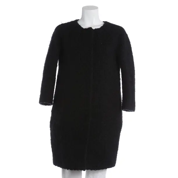Winter Coat, in Black, Wool, Giambattista Valli