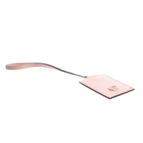 Kofferanhänger in Rosa, Leder, Gucci