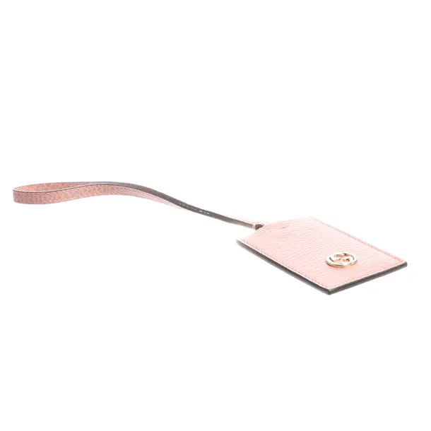 Lagguage Tag in Pink, Leather, Gucci