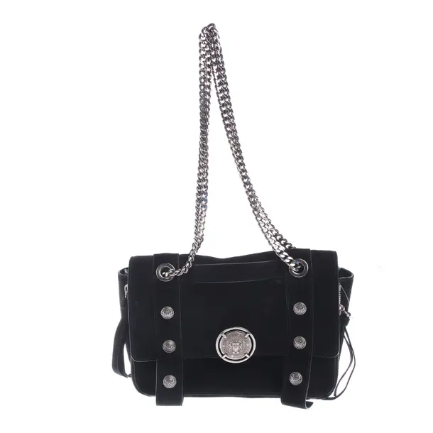 Schultertasche in Schwarz, Leder, Balmain