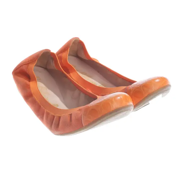 Ballet Flats, in Orange, Pretty Ballerinas