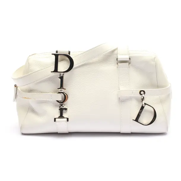 Handtasche in Weiß, Leder, Dior