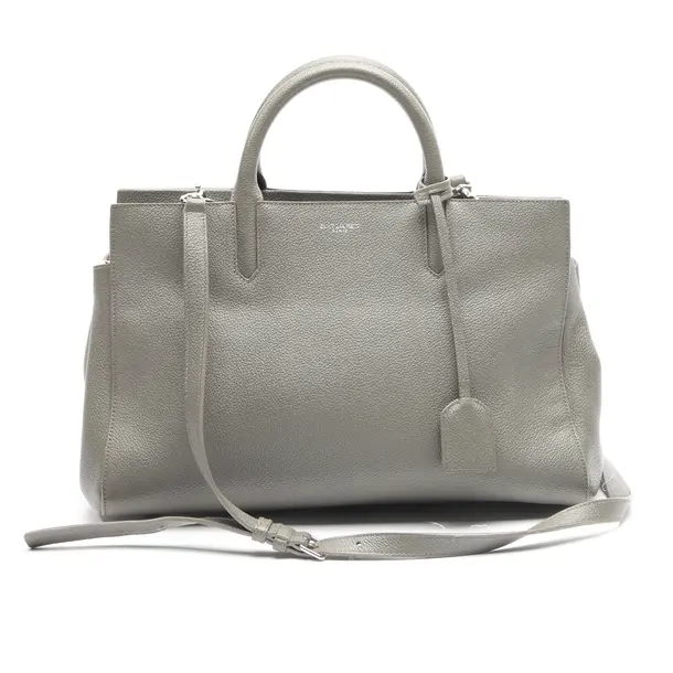 Schultertasche in Grau, Leder, Saint Laurent