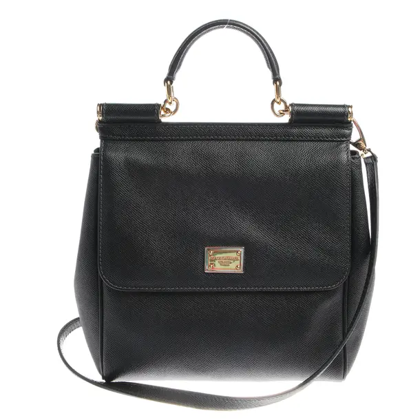 Shoulder Bag in Black, Leather, Dolce & Gabbana