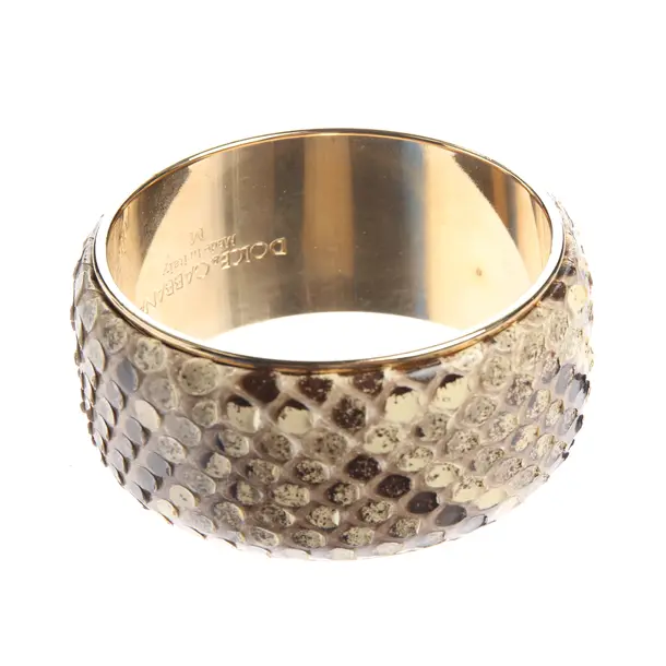 Armband in Weiß, Metall (metallisch, metallisiert), Dolce & Gabbana