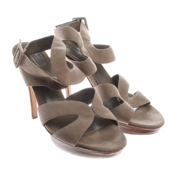 Heeled Sandals in White, , Gianvito Rossi